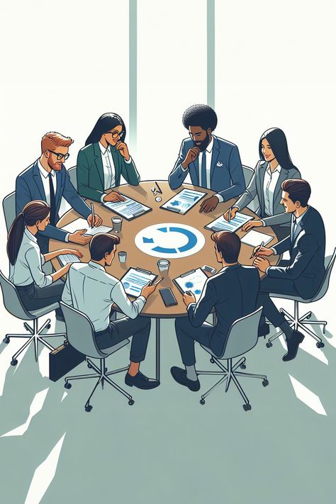 People at work illustration Meeting People Aesthetic, Group Discussion Images, Helping Others Aesthetic, Working Together Illustration, Team Work Illustration, Meeting Wallpaper, Meeting Illustration, Working Illustration, Together Illustration