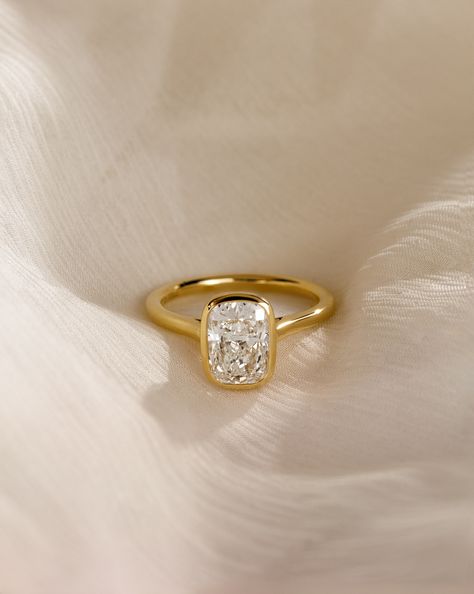 Bevel Diamond Ring, Bezel Elongated Cushion, Elongated Cushion Engagement Ring Bezel, Elongated Cushion Bezel Engagement Ring, Cushion Bezel Engagement Ring, Elongated Cushion Bezel, East West Bezel Set Ring, Elongated Radiant Engagement Ring, Elongated Cushion Engagement Ring