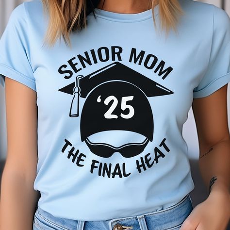 Super soft, swim team mom senior shirt. The Final Heat. Graduation Swim Cap. Great shirt to wear all season to honor your graduating senior. Perfect for senior night. The year is changed annually. DETAILS: Unisex Soft-style T-Shirt - for men and women Brand: Gildan; Unisex Tee Material: 100% Ringspun Cotton, Heather Gray 35/65 Cotton/Polyester Care: Machine Wash Cold. May shrink slightly after the first wash. UNISEX SIZES: **Please see the size chart with detailed measurements in the photo gallery and measure against your favorite t-shirt.** SIZING DETAILS: * If you are not sure about sizing please measure your favorite t-shirt and compare measurements to the chart for the best fit for you. * Most styles offered are preshrunk at the factory but may shrink some after washing and drying. Alw Senior Swim Mom Shirts, State Swim Team Shirts, Senior Swim Night Ideas, Swim Mom Shirt Ideas, Senior Night Swim, Swim Senior Night, Swim Awards, Swim Team Shirts Design, Swim Team Shirt