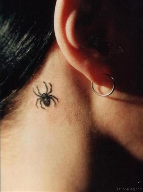 Tarantula spider small simple tattoo Spider Tattoos, Back Of Shoulder Tattoo, Small Tattoos Simple, Spider Tattoo, Stomach Tattoos, Most Popular Tattoos, Face Tattoos, Tattoo Videos, Halloween Tattoos