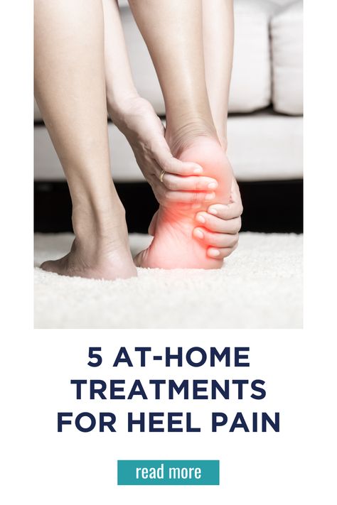 5 At-Home Treatments for Heel Pain Heel Pain Relief, Cleanse Your Body, Heel Pain, Foot Health, Foot Pain, In The Meantime, Health Education, Healthy Drinks, Pain Relief