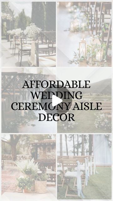 Candle Arbour Wedding, Wedding Aisle Decorations Outdoor Simple, Outside Wedding Aisle Ideas, Isle Decorations Wedding, Wedding Chair Decorations Diy, Outdoor Engagement Party Decorations, Wedding Ceremony Aisle Decor, Wedding Aisle Decorations Outdoor, Ceremony Flowers Aisle