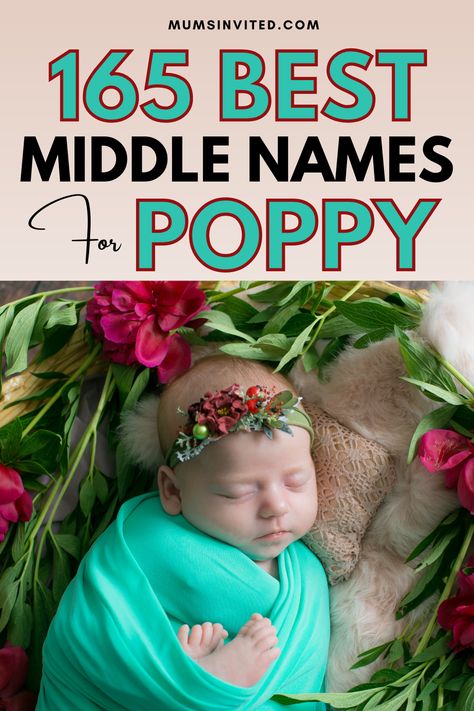 Stuck on baby girl names? Here's a great list of 165 middle names for Poppy. If you are looking for modern, traditional, cute and unique names, you are sure to find them all in this list. Middle name for Girls. Girls middle names. Baby girl names. Girls names. Cute girl names. Remembrance Day. remembrance day poppy. Poppy Name, Fancy Girl Names, Preppy Girl Names, Boyish Girl Names, Girly Girl Names, Trendy Girl Names, Modern Baby Girl Names, Traditional Girl Names