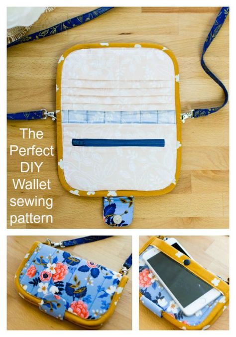 Snap Wallet Pattern, Diy Sac Pochette, Diy Rucksack, Wallet Sewing Pattern, Sew Wallet, Diy Sac, Diy Wallet, Modern Bag, Quilted Wallet