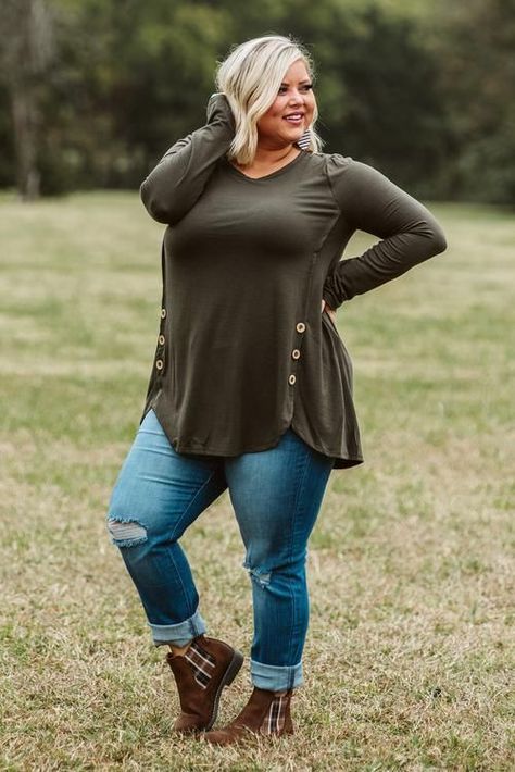 Short Plus Size Fashion, Plus Size Winter Outfits, Look Boho Chic, Plus Size Fall Fashion, Plus Size Fall Outfit, Simple Fall Outfits, Look Plus Size, Plus Size Fall, Plus Size Winter