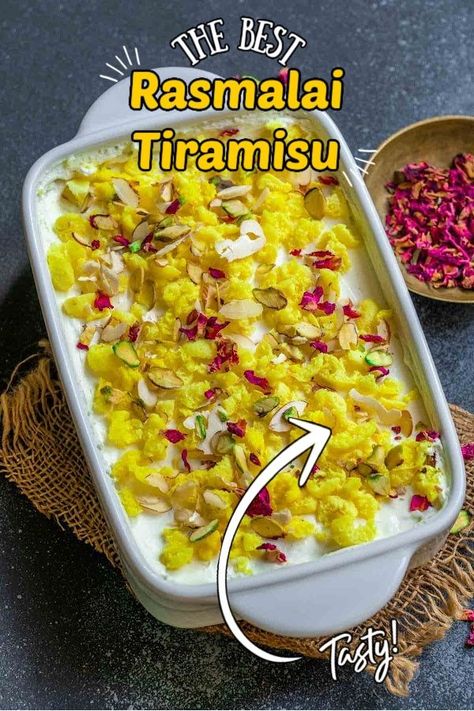 Indian Fusion Tiramisu, Easy Indian Fusion Desserts, Fusion Desserts Indian, Indian Tiramisu, Indian Fusion Sweets, Indian Italian Fusion Food, Kulfi Tiramisu, Quick Indian Dessert Recipes, Indian Mithai Recipes