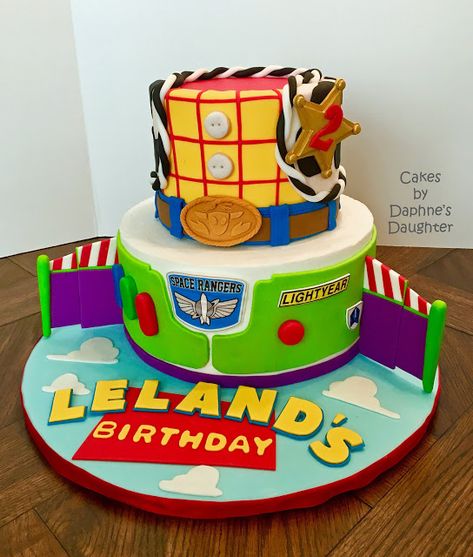 Buzz And Woody Birthday Cake, Woody And Buzz Birthday Cake, Toy Story 4 Birthday Cake, Toy Story Bday Cake, Toy Story 3 Birthday Cake, Toy Story 2 Birthday Cake, Toy Story Themed Birthday Cake, Toys Story Birthday Party Ideas, Woody And Buzz Cake