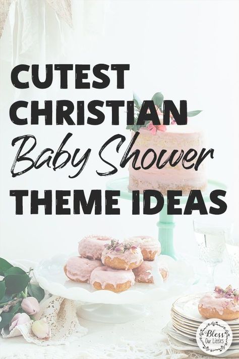 One of the very first steps in planning a Christian baby shower is deciding on the perfect theme. You want to choose something that goes with the heart and personality of the momma-to-be! #ChristianBabyShowerTheme #ChristianBabyShower #BabyShowerThemes #BabyShower Christian Baby Shower Themes, Baby Shower Theme Ideas, Christian Baby Shower, God Baby, Diy Baby Shower Decorations, Baby Shower Planning, Pre Pregnancy, Baby Shower Fun, Babies First Year