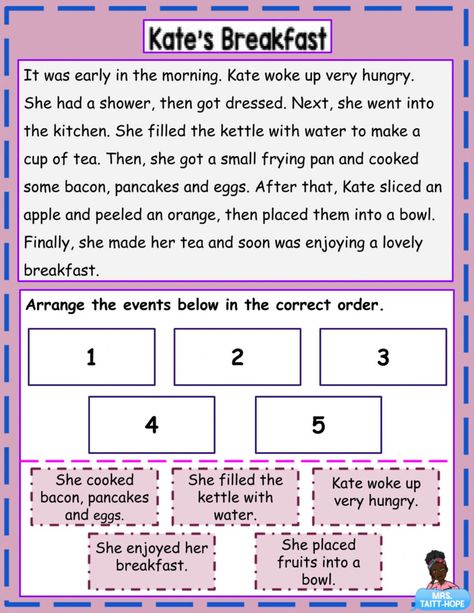 Sequencing the events within a story online worksheet for Grade 2. You can do the exercises online or download the worksheet as pdf. Story Grammar Marker, Sequence Of Events Worksheets, Sequencing Words, Story Sequencing Worksheets, Creative Writing Worksheets, Sequencing Pictures, Halloween Word Search, Sequencing Worksheets, Activity Worksheet