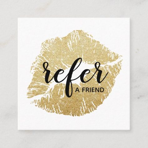 Silver iridescent glitter business card Friend Referral, Business Card Design Black, Glitter Business Cards, Beauty Business Cards, Square Business Cards, Referral Cards, Refer A Friend, Black Business Card, Promotional Products Marketing