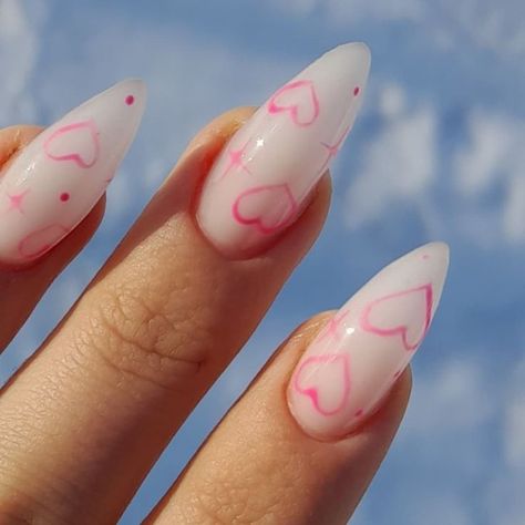 #nails #nailart #nail #nailsofinstagram #nailstagram #nailpolish #gelnails #naildesign #nailswag #instanails #nailsoftheday #nails2inspire #nailsart #nailporn #nailsalon #nailstyle #naildesigns #acrylicnails #gelnail #nailsonfleek #nailartist #glitternails #nailsdesign #nailedit #nailtech #nailaddict #lovenails #nailpro #nailsdid #nailsaddict #naturalnails #nailfashion #instanail #pinknails #nailsdone #nailartaddict #coffinnails #rednails #longnails #nailartclub Romantic Pink Nails, Nails Ideas Almond, February Nails, Grunge Nails, Almond Acrylic Nails, Soft Nails, Nagel Inspo, Heart Nails, Fire Nails