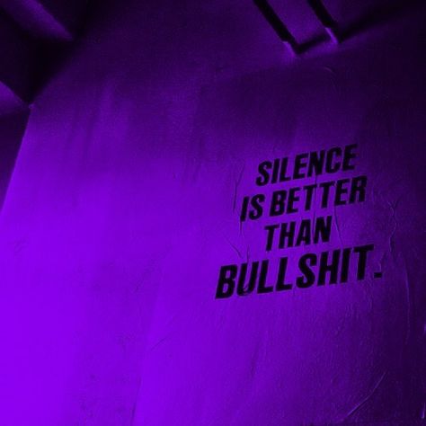 Purple Aesthetic Bachelor Pad Decor, Silence Is Better, Violet Aesthetic, Purple Vibe, Purple Wall, Dark Purple Aesthetic, Purple Walls, All Things Purple, Purple Light