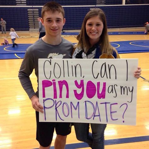 Wrestling Boyfriend Couples, Sadie Hawkins Proposals Wrestling, Wrestling Boyfriend, Wrestling Dance Proposals, Wrestling Promposal Ideas, Wrestling Promposal, Wrestling Hoco Proposals, Sadie Hawkins Proposals, Sadies Dance