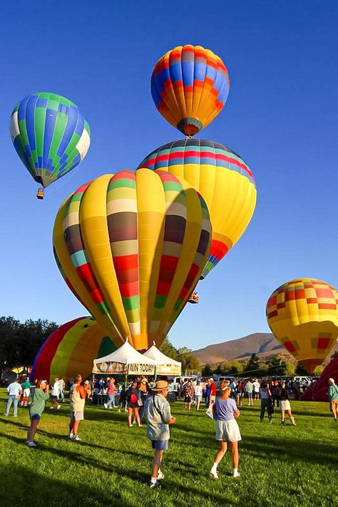 The Best (and Most Magical) Balloon Festivals in the United States Popsicle Stand, Balloon Glow, Balloon Race, Temecula Wineries, Air Balloon Festival, Hot Air Balloon Festival, Temecula California, Balloon Festival, Balloon Flights