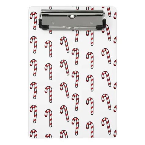 Christmas candy cane on white mini clipboard | Zazzle.com Christmas Candy Cane, Clipboard, Christmas Candy, Holiday Celebration, Artwork Design, Acrylic Prints, Background Design, Candy Cane, Hands On