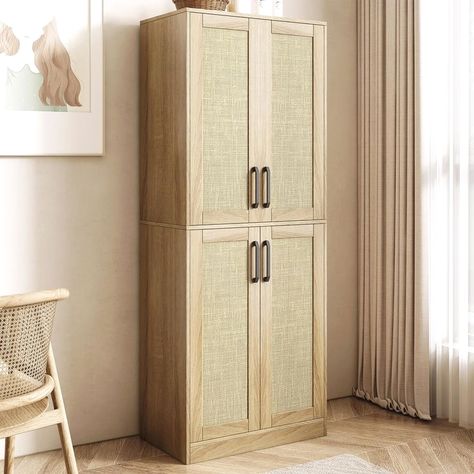 Free Standing Linen Cabinet, Linen Storage Cabinet Bathroom, Tall Storage Cabinet Living Room, Hallway Linen Cabinet, Tall Narrow Cabinet, Closed Shelving, Bathroom Storage Cabinet Freestanding, Towel Cabinet, Living Room Cupboards