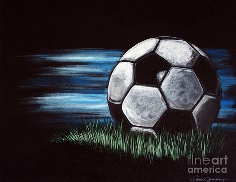 17 Best ideas about Soccer Art on Pinterest | Soccer decor, Soccer ... Football Paintings, Soccer Decor, Sports Painting, Soccer Art, Painting Canvases, Sport Art, كرة القدم, Painting For Kids, Art Plastique