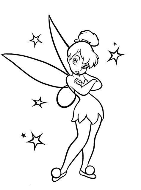 Tinkerbell Black And White, Tinkerbell Colouring Pages, Tinkerbell Coloring Pages Free Printable, Tinkerbell Tattoo Stencil, Tinkerbell Line Art, Tinkerbell Svg Free, Tinkerbell Outline, Tinker Bell Coloring Pages, Tinkerbell Cartoon