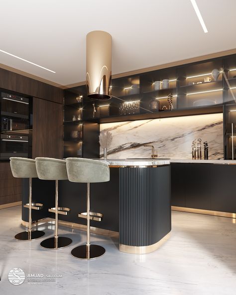 Modern Home Bar Designs Luxury, Romantic Living Room, Dining Room Design Luxury, Home Bar Areas, Simple Kitchen Design, Latest Living Room Designs, Minimalist Kitchen Design, Bar Designs, Luxury Living Room Design