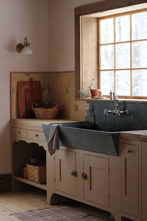 Basement Windows Ideas, Natalie Walton, Jeff Goldblum, Kitchen Designer, Laundry Room Inspiration, Cottage Kitchens, Boot Room, Big House, Yellow Kitchen