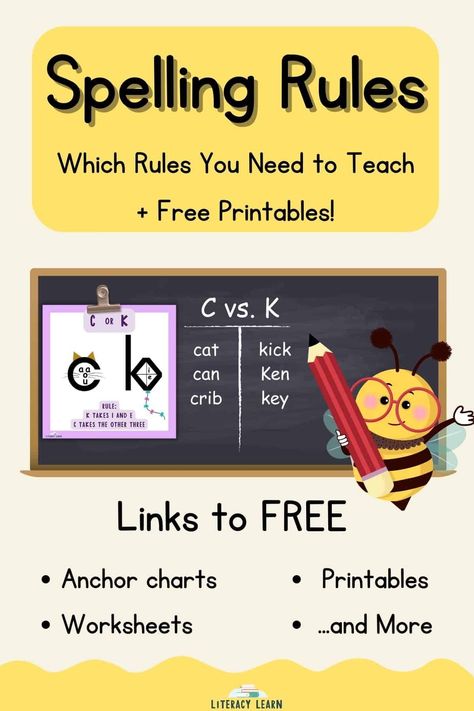 English Phonics Rules, Spelling Rules Worksheets, Spelling Patterns 2nd Grade, Spelling Rules Printable, Reading Rules For Kids, Phonics Rules Free Printable, Phonics Rules Teaching, Spelling Rules For Kids, Spelling Rules Anchor Chart