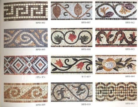 Roman Mosaic Art, Italian Pattern, Rome Art, Roman Mosaic, Mirror Mosaic, Roman Art, Mosaic Projects, Mosaic Diy, Border Pattern