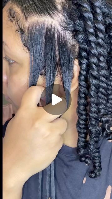 (Afro-lee-sha) | 3 strand twists tutorial 🤍 #threestrandtwist #twistout #twistouttutorial | Instagram Twist With Own Hair, How To Braid Black Hair, 2strand Twist Women, How To Do Twist Braids On Natural Hair, Short Two Strand Twist Hairstyles, How To Style Black Hair, How To Make Twists In Natural Hair, How To Do 2 Strand Twist, How To Do Two Strand Twist Natural Hair