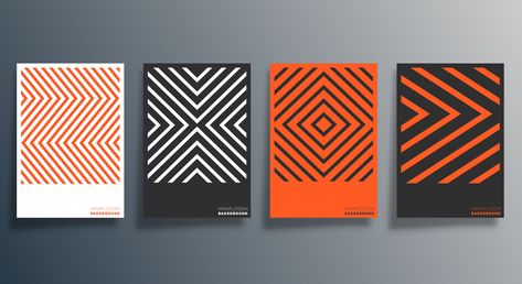 Geometric Cover Design, Product Flyer Design Inspiration, Triangle Design Graphics, Notebook Cover Design Creative, Minimal Flyer Design, Geometric Branding, Brochure Graphic Design, Minimal Geometric Design, Geometric Poster Design