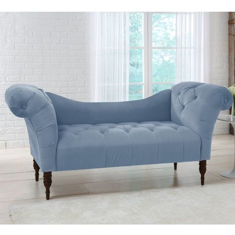 Elissa Lounge Settee Velvet Settee, Pool Chaise Lounge, Tufted Chaise Lounge, Settee Loveseat, Sofa Santai, Sofa Green, Hiasan Bilik Tidur, Long Sofa, Chaise Lounge Sofa