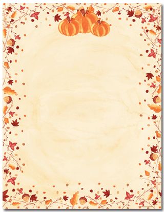 Painted Pumpkins Letterhead - Click Image to Close Letterhead Paper, Orange Envelope, Free Printable Stationery, Holiday Stationery, Autumn Paper, Stationary Paper, Christmas Stationery, Thanksgiving Printables, Printable Stationery