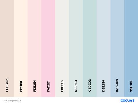 Pastel Rainbow Hex Codes, Y2k Palette, Pastel Rainbow Colors, Hex Color, Hex Color Palette, Color Palette Challenge, Paint Color Inspiration, Color Schemes Colour Palettes, Paint Color Schemes