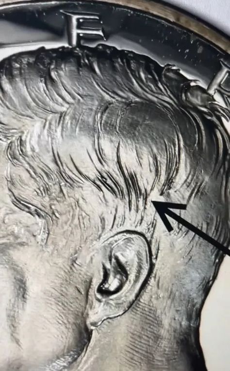 I found a half-dollar coin that could be worth $46,800 - the value lies in a detail to look for in JFK's hair | The US Sun Silver Dollar Coin Value, Silver Coins Worth, Dollar Coin Value, Money Facts, Antique Knowledge, Rare Coin Values, Keyboard Symbols, Old Pennies Worth Money, Saving Coins