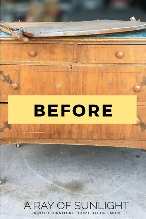 Diy Bedroom Dresser, Bedroom Dresser Makeover, Remove Paint From Glass, Dresser Makeover Ideas, Broken Dresser, Dresser Paint, Chest Of Drawers Makeover, Boys Room Diy, Drawers Repurposed