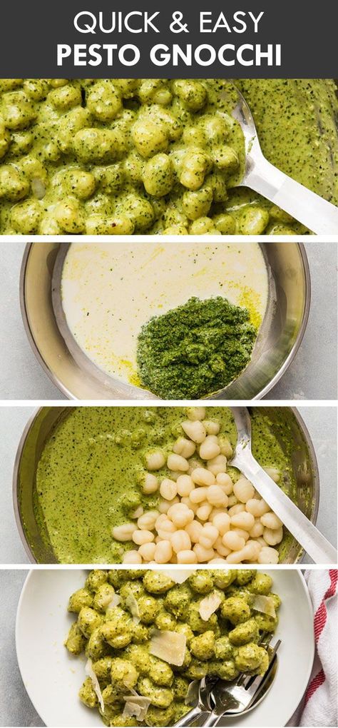 Pesto Cream Gnocchi In A Garlic Bread Bowl, Creamy Basil Pesto Gnocchi, Pesto Cream Gnocchi, Basil Pesto Gnocchi Recipes, Basil Pesto Gnocchi, Baked Pesto Gnocchi, Gnocchi Pesto Cream Sauce, Gnocchi Recipes Side Dish, Pesto Chicken And Gnocchi