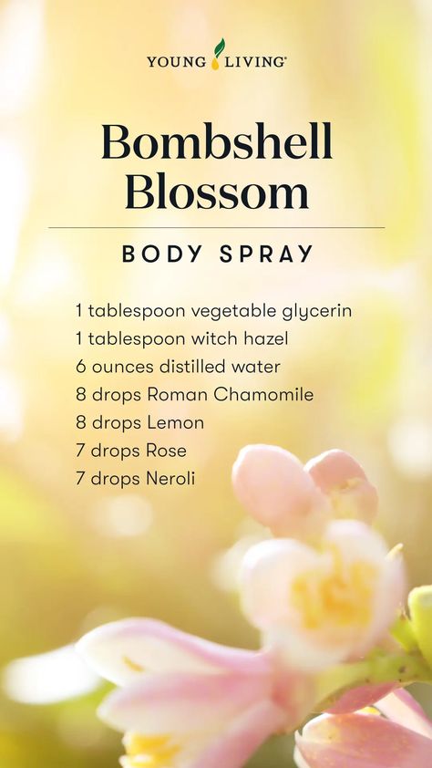 DIY Body Spray with Essential Oils | Young Living Blog Diy Body Oil Recipe With Essential Oils, Essential Oil Body Spray Recipes Homemade Perfume, Diy Body Oil With Essential Oils, Diy Body Spray Recipes, Diy Body Oil Recipe, Body Spray Recipe, Diy Body Spray, Diy Perfume Recipes, Essential Oil Perfume Blends