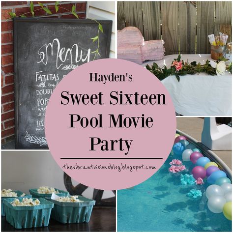 Sweet 16 Pool Party, Sweet 16 Pool Parties, Teen Pool Parties, Pool Party Ideas, Sleepover Party Games, Pool Party Food, Birthday Pool Party, Pool Party Games, Pool Party Dresses