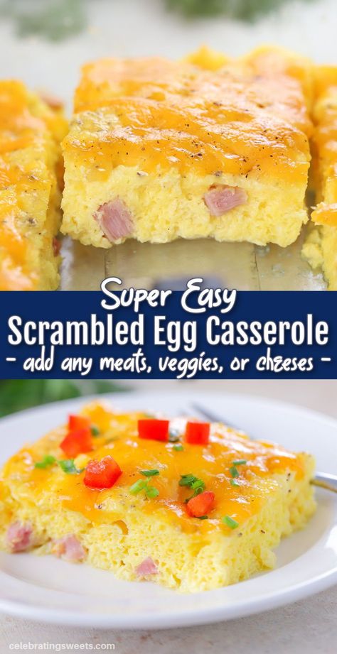 Potluck Egg Dish, Mini Egg Casserole, Ww Egg Bake, Pancake Egg Casserole, Egg Casserole Without Hashbrowns, Egg Bake For Large Group, Large Egg Bake, Egg Bake Casserole No Hashbrowns, Easy Breakfast Egg Bake