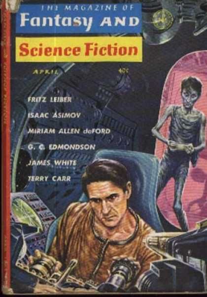 Fantasy and Science Fiction 143 Vintage Space Poster, Pulp Fiction Novel, Pulp Science Fiction, Horror Literature, Science Fiction Magazines, Sf Art, Isaac Asimov, Short Fiction, Science Fiction Art