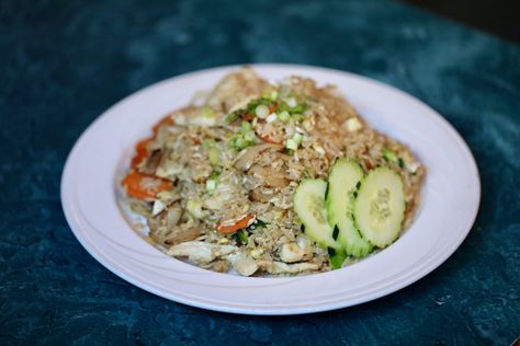 Ask For It: Bangkok Thai on Main's Fried Rice · Dishing Park City Fried Rice Dishes, Fried Rice Recipe, Oyster Sauce, Rice Recipe, White Rice, Saute Pan, Rice Recipes, Park City, Fried Rice