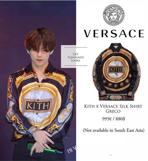 aehyung || Muster 2019 || Wearing @Versace x Kith silk shirt || 🐯|| . . . . . . . . .  #taehyung #v #japan #kimtaehyung #bts #bangtanboys Taehyung Versace, Kimtaehyung Bts, Dior Shirt, Silk Shirt, Bts V, Kim Taehyung, Versace, Bts, Japan