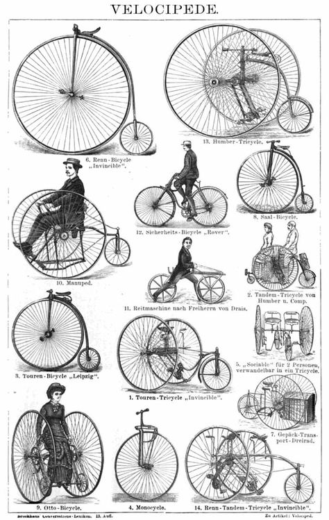 Who Invented the Bicycle? | LiveScience Penny Farthing Bicycle, Modern Bicycle, Antique Bicycles, Velo Vintage, Penny Farthing, Old Bicycle, Bike Poster, Moto Vintage, I Want To Ride My Bicycle