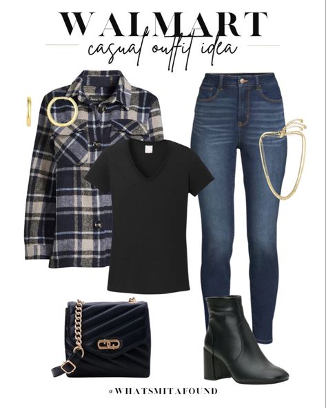 Casual outfit ideas from Walmart Walmart Fall Fashion 2024, Walmart Outfits, Casual Date Night Outfit, Casual Outfit Ideas, Walmart Fashion, Fall Outfit Ideas, 1980s Fashion, Style Fall, Fall 2023