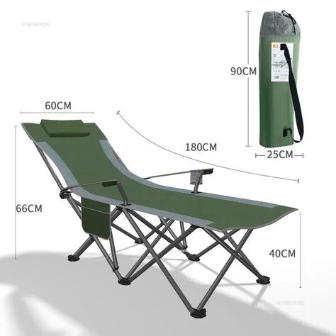 Single Breathable High Back Chair Camping Folding Beds Office Lunch Break Beds Portable Outdoor Beds Single, Office Lunch, Chair Office, Folding Beds, High Back Chairs, Lunch Break, Single Bed, Sun Lounger, Office Chair