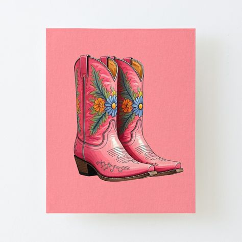 Get my art printed on awesome products. Support me at Redbubble #RBandME: https://www.redbubble.com/i/canvas-print/Pink-Floral-Cowboy-Boots-by-kuccimoon/165554077.56DNM?asc=u Floral Cowboy Boots, Print Pink, Pink Print, Pink Floral, Cowboy Boots, My Art, Awesome Products, Cowboy, Canvas Print