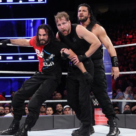 WWE Survivor Series 2017: The Shield vs. The New Day Wwe Shield, Wwe The Shield, Kofi Kingston, Shield Wwe, Joe Anoaʻi, Dean Ambrose Seth Rollins, The Shield Wwe, Roman Reigns Dean Ambrose, Wwe Superstar Roman Reigns