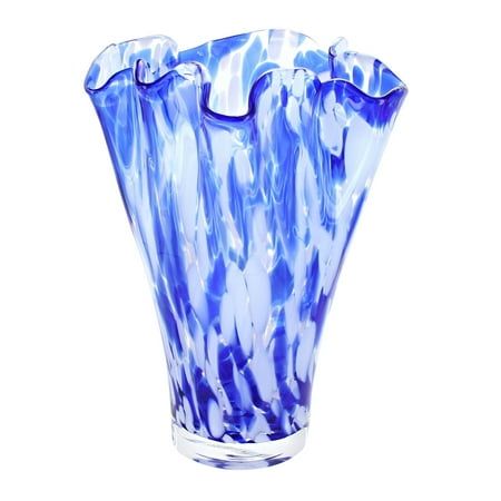 Stunning handcrafted vases with a modern fluted detail. Vivid cobalt blue accents make this piece perfect for everyday decor or highlighting special floral arrangements. Each piece is handblown for a truly artisan look. 8.5 inches tall x 6.5 inches wide. Opening is 6 inches. Cobalt Blue Decor, Cobalt Glassware, Handblown Glassware, Blue Things, Pottery Store, Everyday Decor, Color Accents, Rainbow Roses, Stamping Techniques