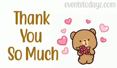 Thank You GIF Images | Thank You Quotes & Messages Thank You Very Much Gif, Cute Bear Gif, Despicable Me Gif, Thanks Gif, Animated Happy Birthday Wishes, Good Times Quotes, Good Night Cat, Thank You Pictures, Bear Gif