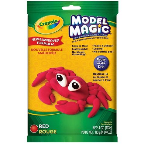 Crayola Model Magic, 3rd Dimension, Modeling Dough, Model Magic, Dough Ornaments, Modeling Clay, Fun Color, New And Improved, Creative Hobbies