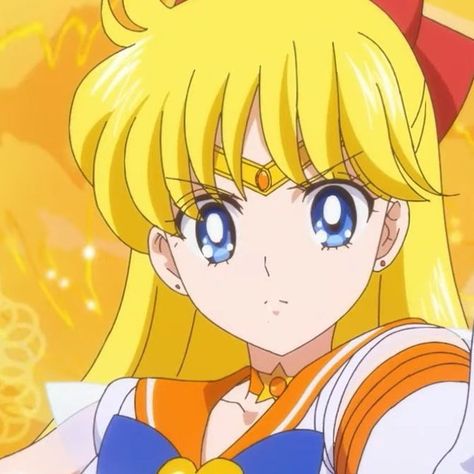 Minako Aino, Sailor Venus, Moon Crystal, Sailor Moon Crystal, Sailor Moon, Cosmos, Blonde, Moon, Yellow