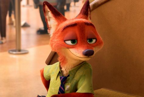 Nick Wilde from 'Zootopia' Disney Characters Zootopia, Zootopia Nick Wilde, Disney Zootropolis, Blank Comic Book, Nick Wilde, Disney Zootopia, Disney Icons, Disney Animals, A Crush